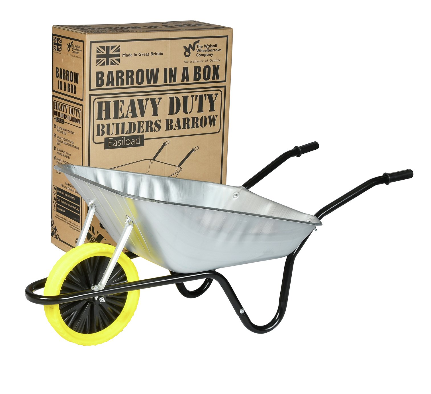 Walsall 85L Galvanised Builders Wheelbarrow Review