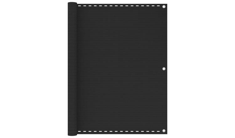 Walplus HDPE Balcony Screen - Anthracite - 120 x 500 cm