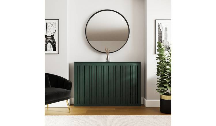 GFW Cooper Storage Radiator Cover - Forest Green