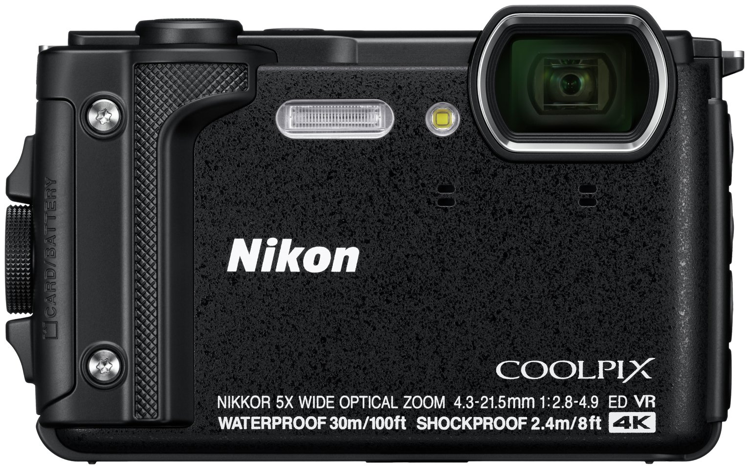 Nikon Coolpix W300 16MP 5x Zoom Compact Camera - Black