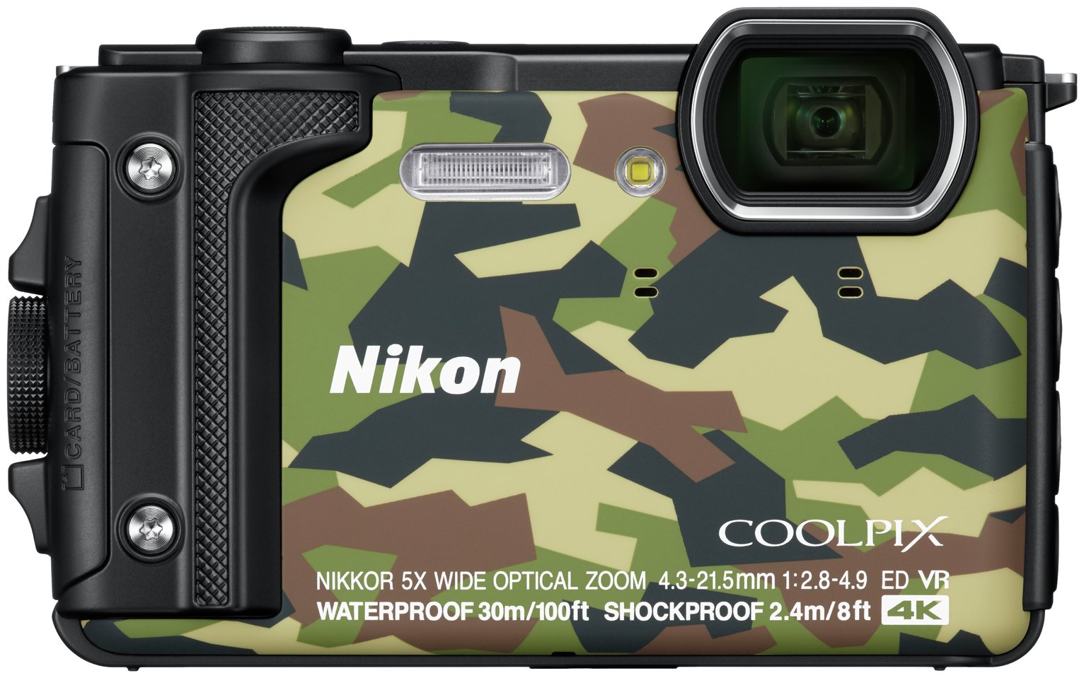 Nikon Coolpix W300 16MP 5x Zoom Compact Camera - Camo