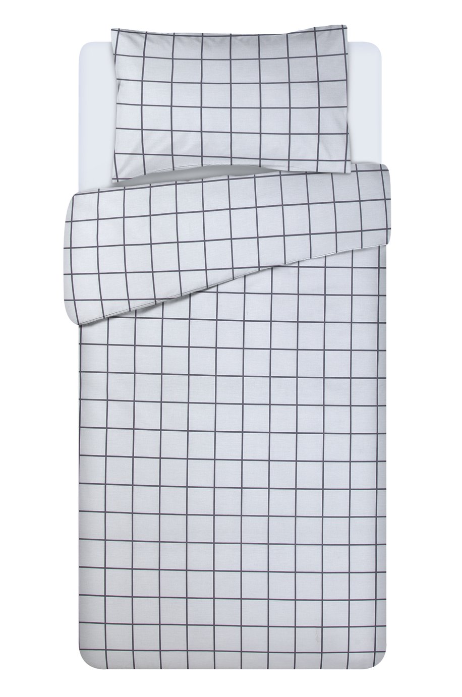 Argos Home Newstalgia Grid Bedding Set - Single