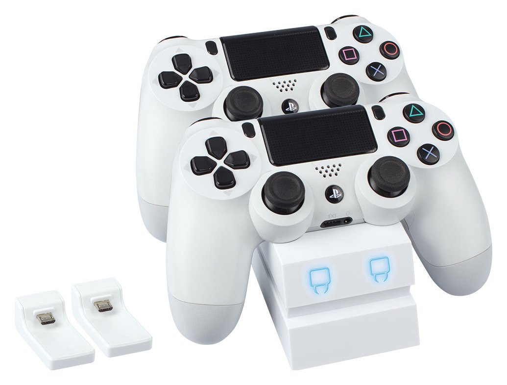 Venom Twin Docking Station for PS4 - White