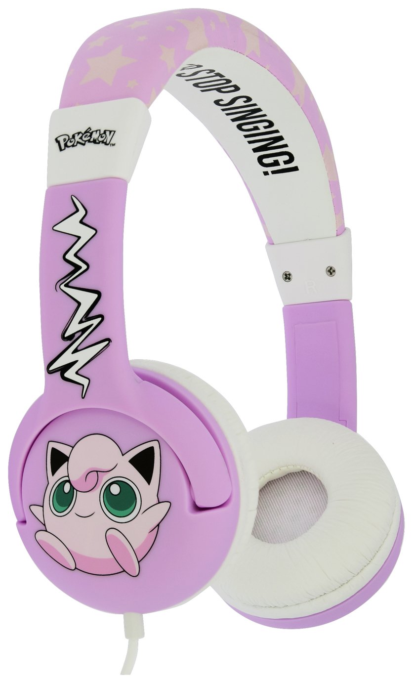 Pokemon Jiggly Puff Childrens Headphones - Pink