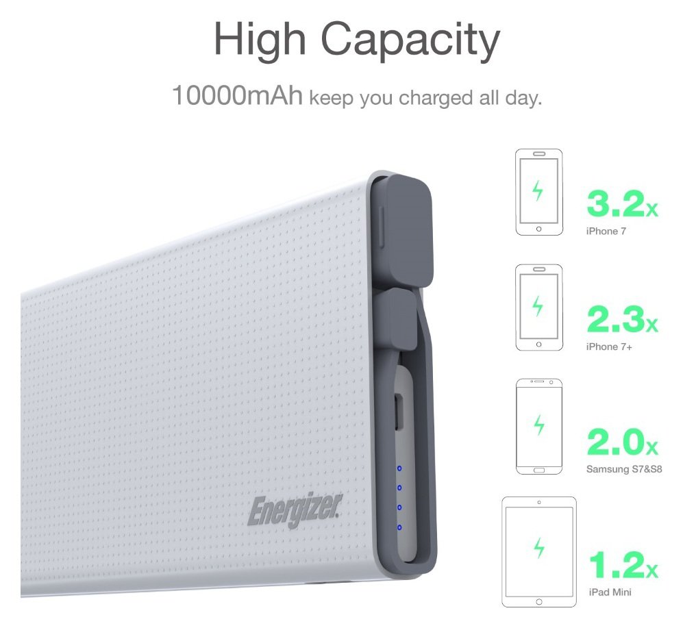 Energizer 10000mAh Quick Charge Portable Power Bank Reviews