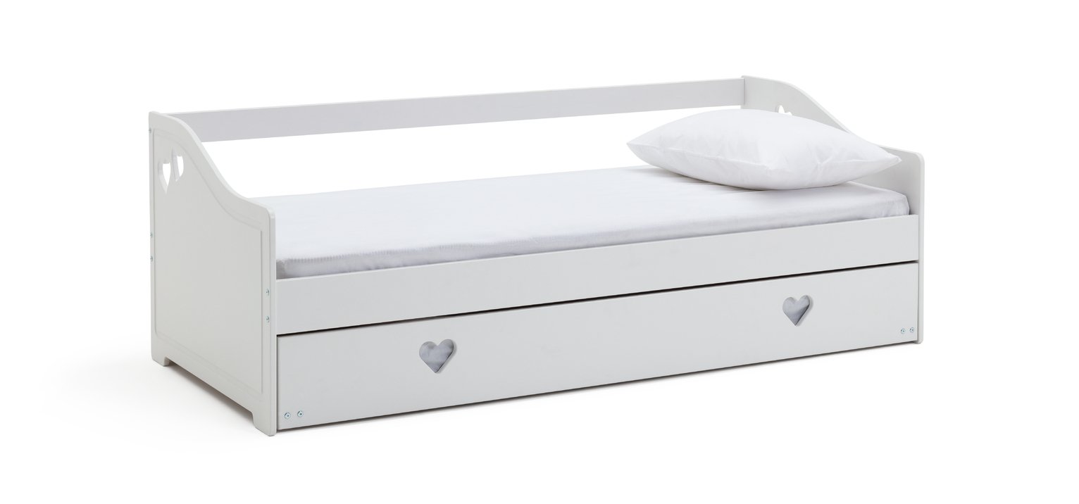 Argos Home Mia White Day Bed, Trundle & 2 Kids Mattresses Reviews