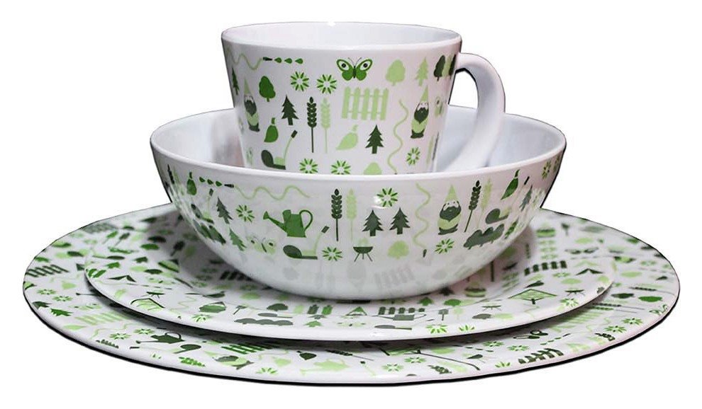 Olpro Bewdley 16 Piece Melamine Dining Set