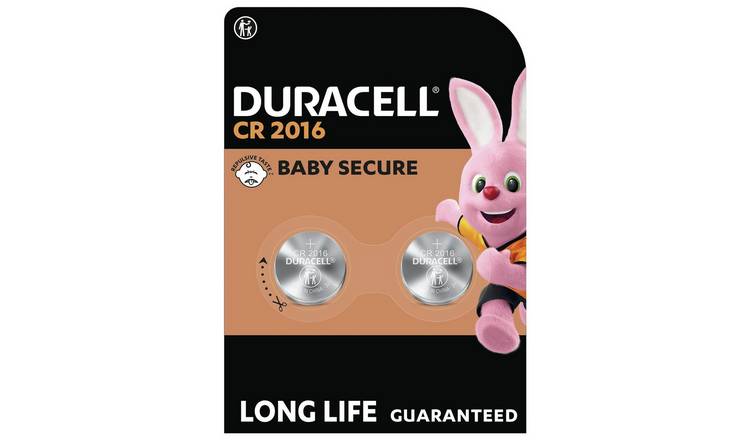 Buy Duracell 2016 Lithium Coin Batteries 3V CR2025 Pack of 2