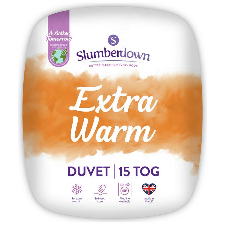 Slumberdown Extra Warm 15 Tog Duvet - Kingsize 0