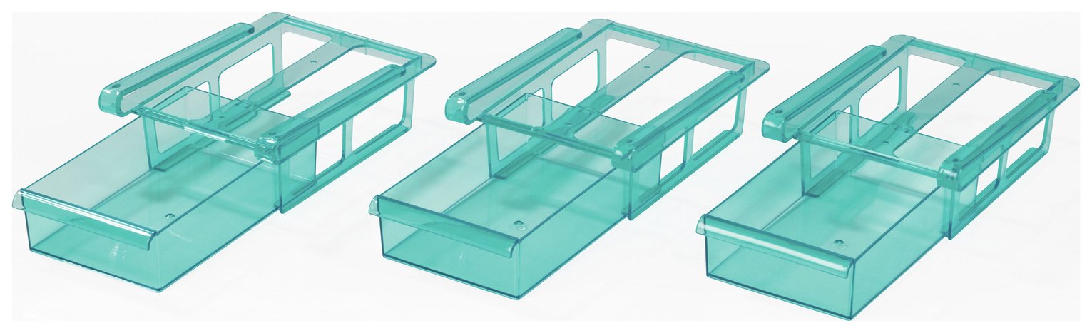 Gourmetmaxx 3 Piece Fridge Storage Drawer Set review