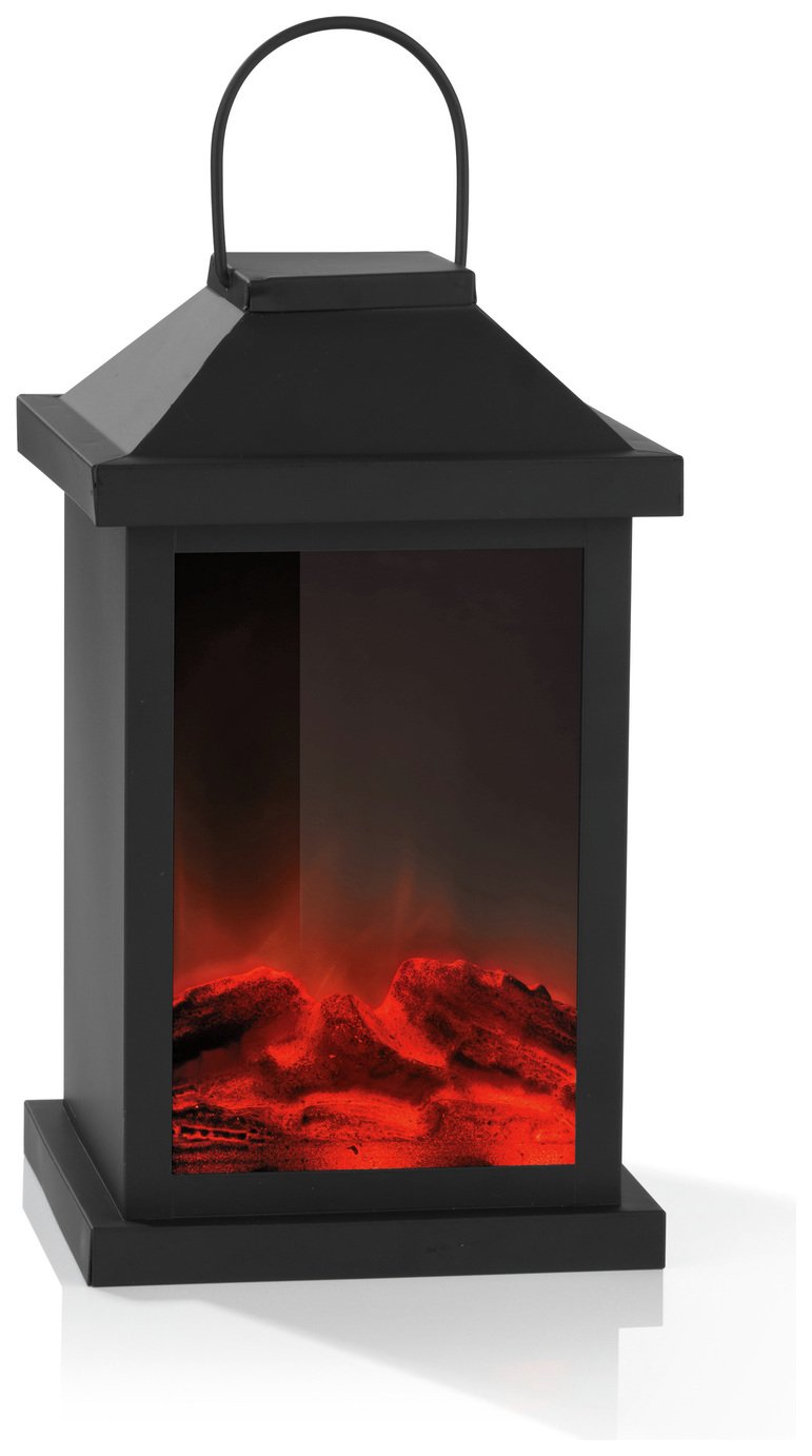 EASYmaxx LED Fireplace Lantern - Medium