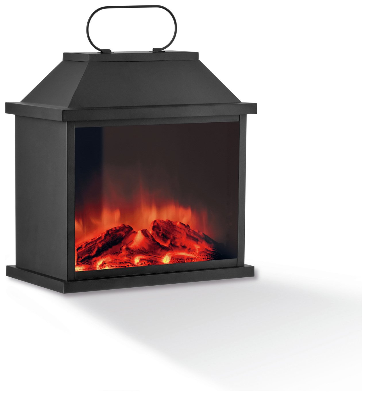 EASYmaxx LED Fireplace Lantern - Large