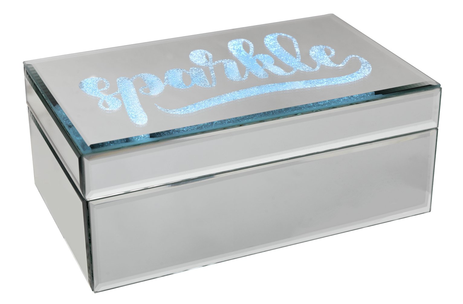 Mirror Sparkle Light Up Jewellery Box