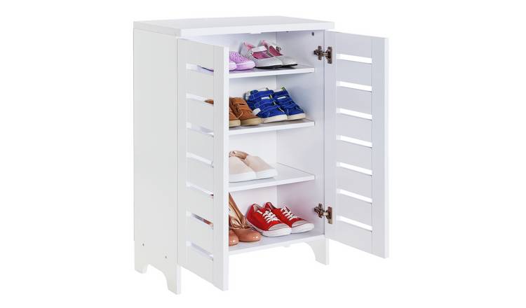 White on sale shoe shelf