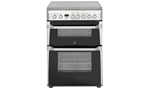 Indesit 60cm Double Oven Electric Cooker Stainless Steel in Nepal at NPR 211963 Rating 5