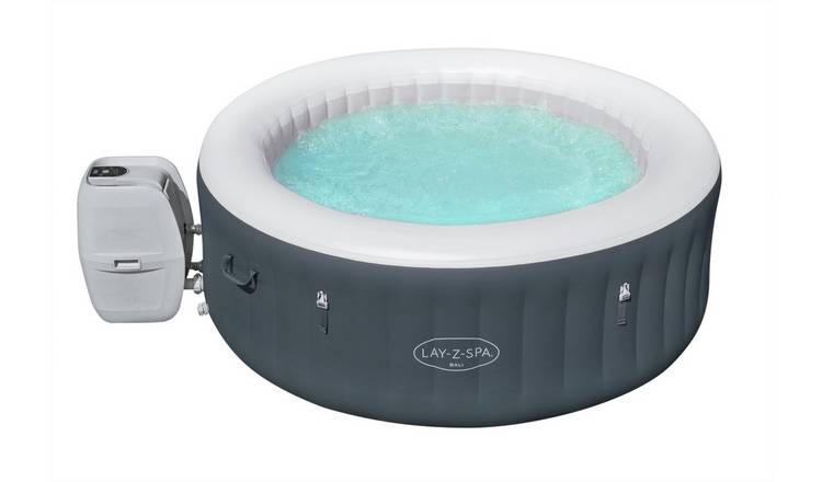 Buy Lay Z Spa Bali 2 4 Person Led Hot Tub Home Delivery Only Hot Tubs Spas And Saunas Argos