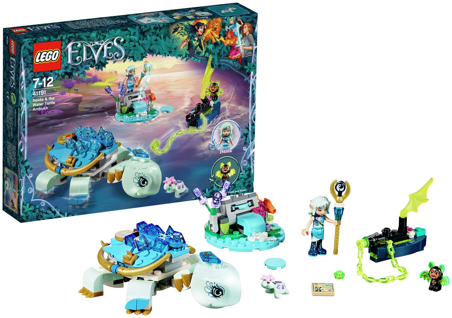 LEGO Elves Naida and the Guardian Water Turtle - 41191 Review - Review Toys