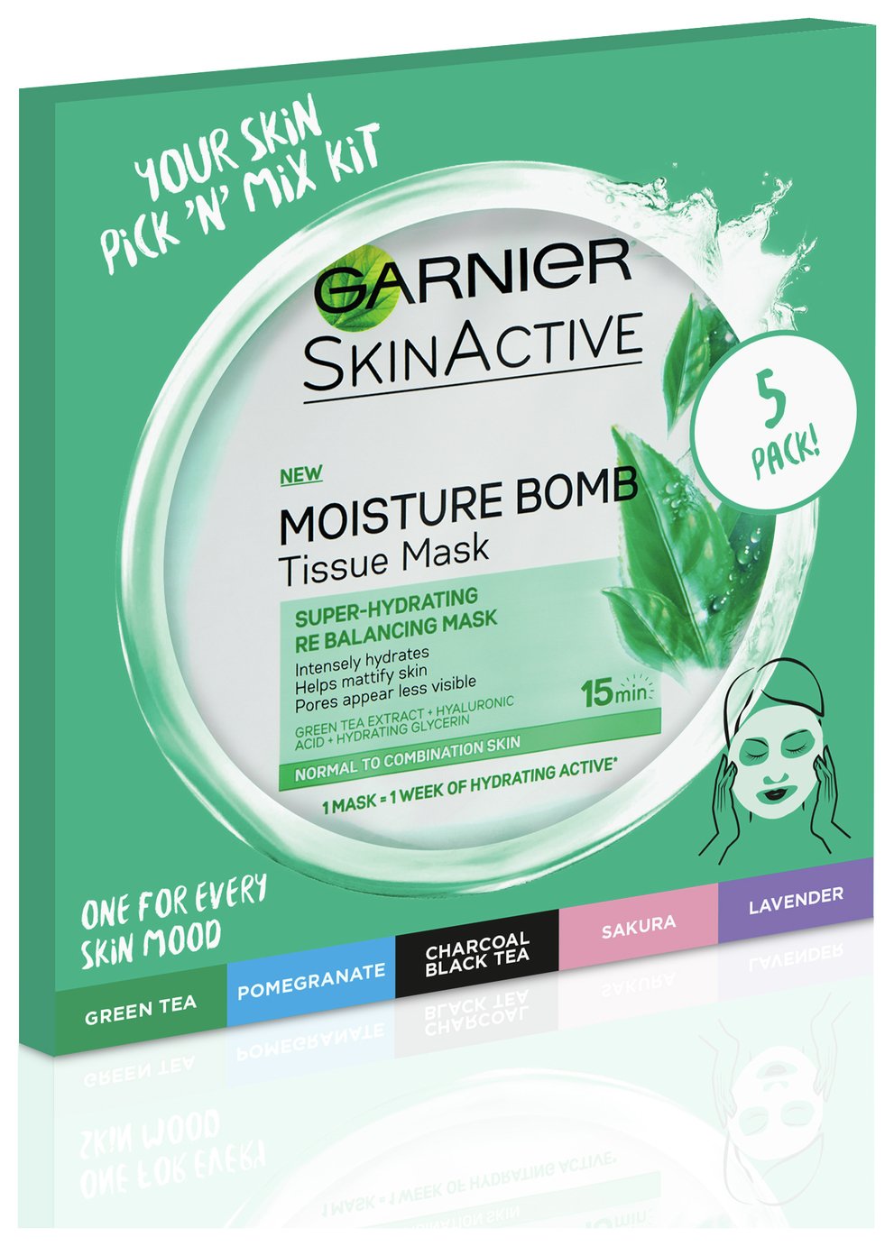 Garnier Moitsure Bomb Tissue Face Mask Gift Set review