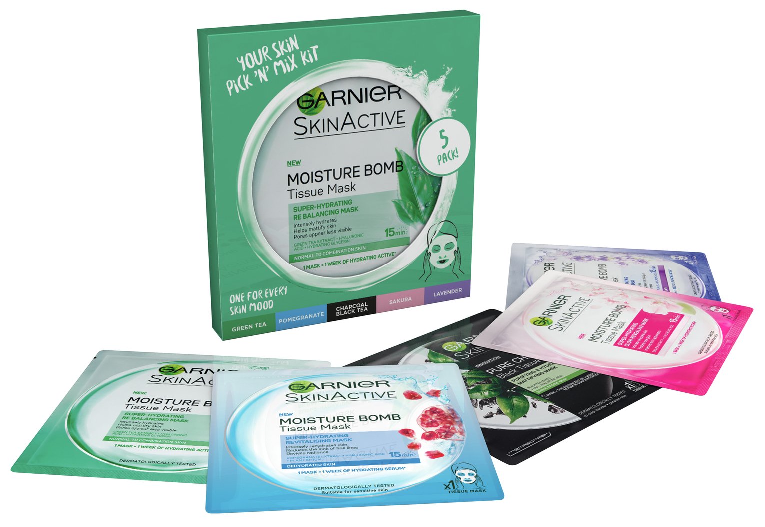 Garnier Moitsure Bomb Tissue Face Mask Gift Set Reviews