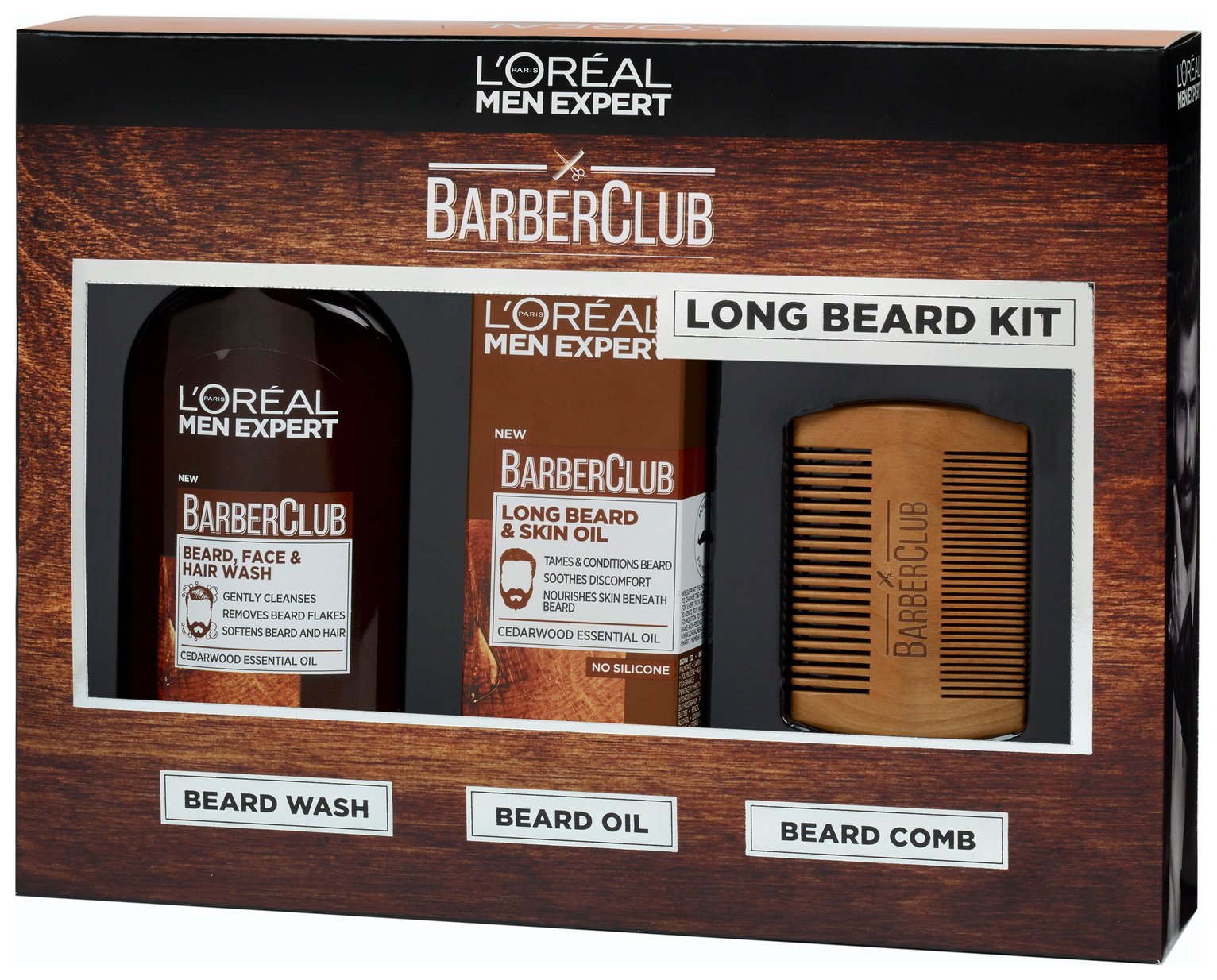 L'Oreal Barber Club Long Beard Gift Set