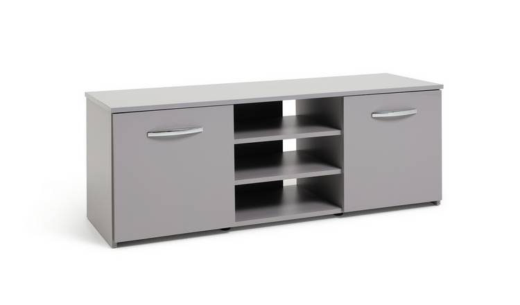 Grey gloss tv unit deals and sideboard