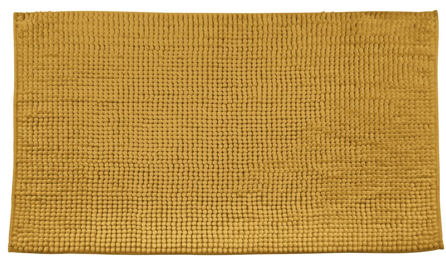 Argos Home Bobble Bath Mat - Mustard