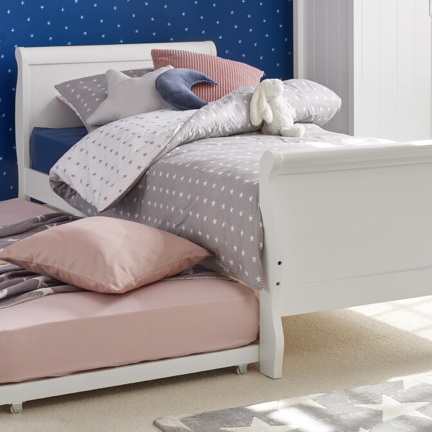 Nevis Single Bed Frame with Trundle Bed Review
