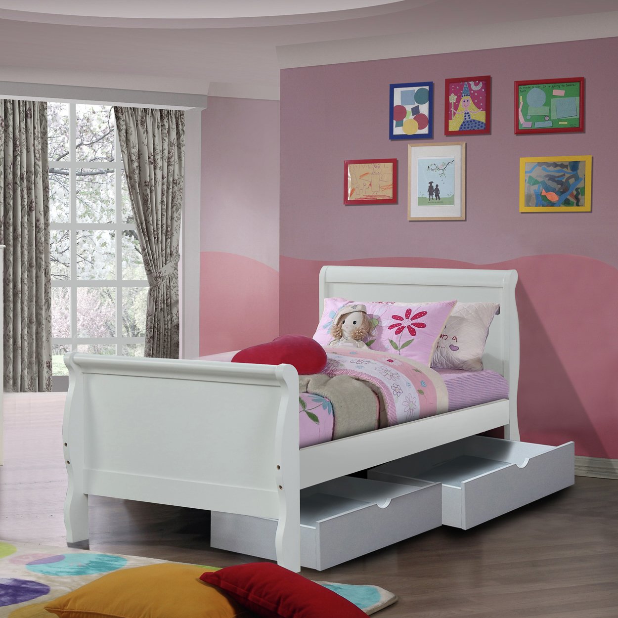 argos kids single bed