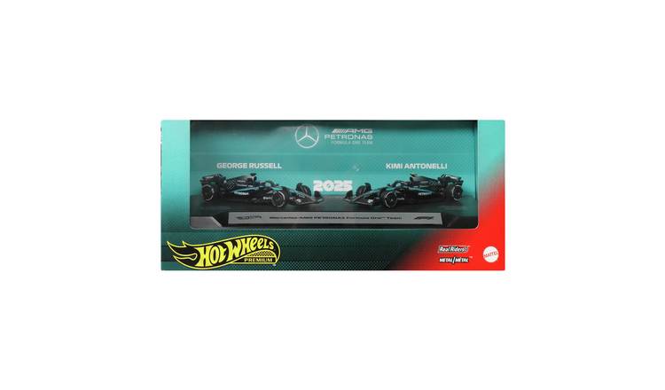 Hot Wheels Premium Mercedes-AMG Petronas F1 Team 2-Pack