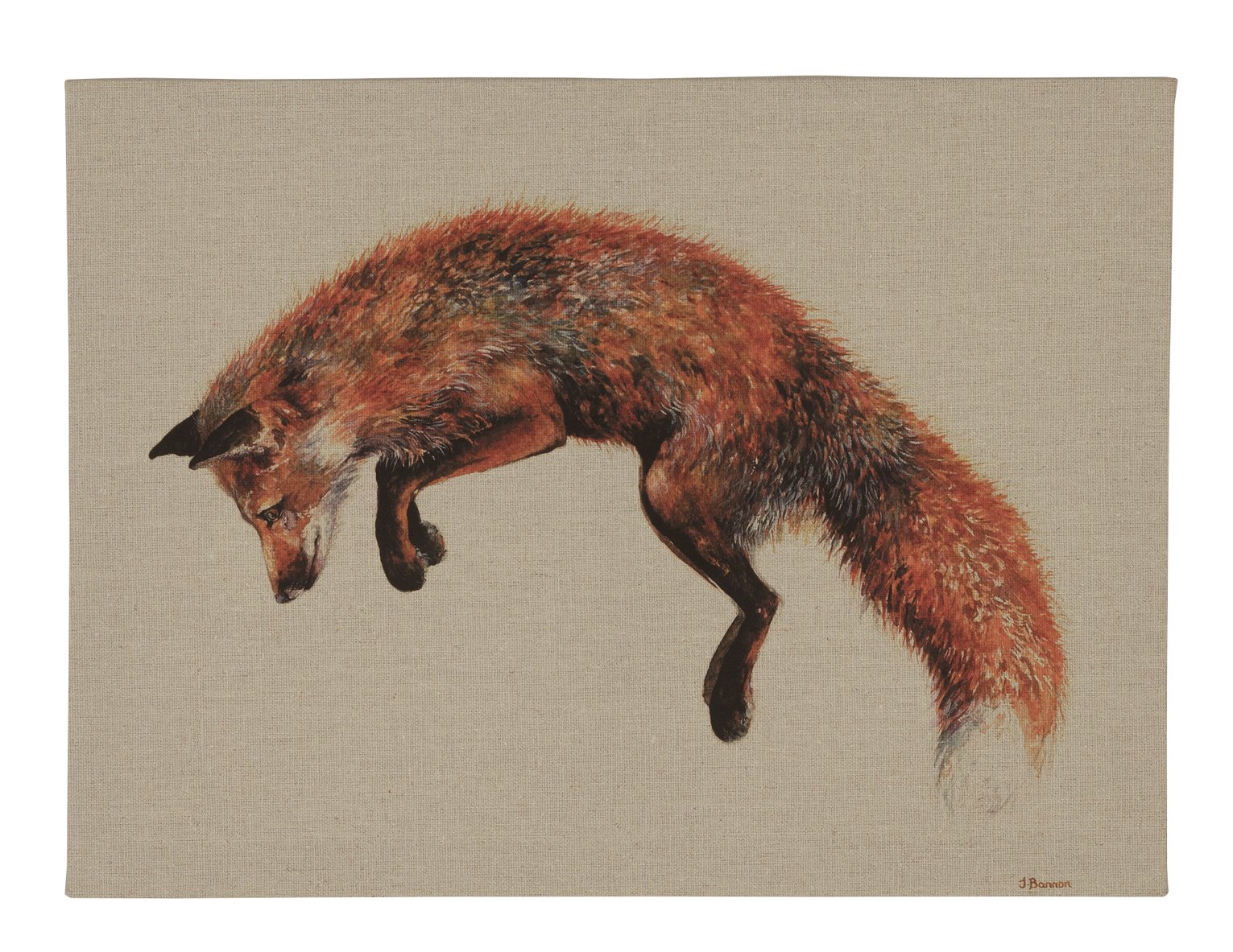 The Art Group Jane Bannon Leaping Fox Canvas Review