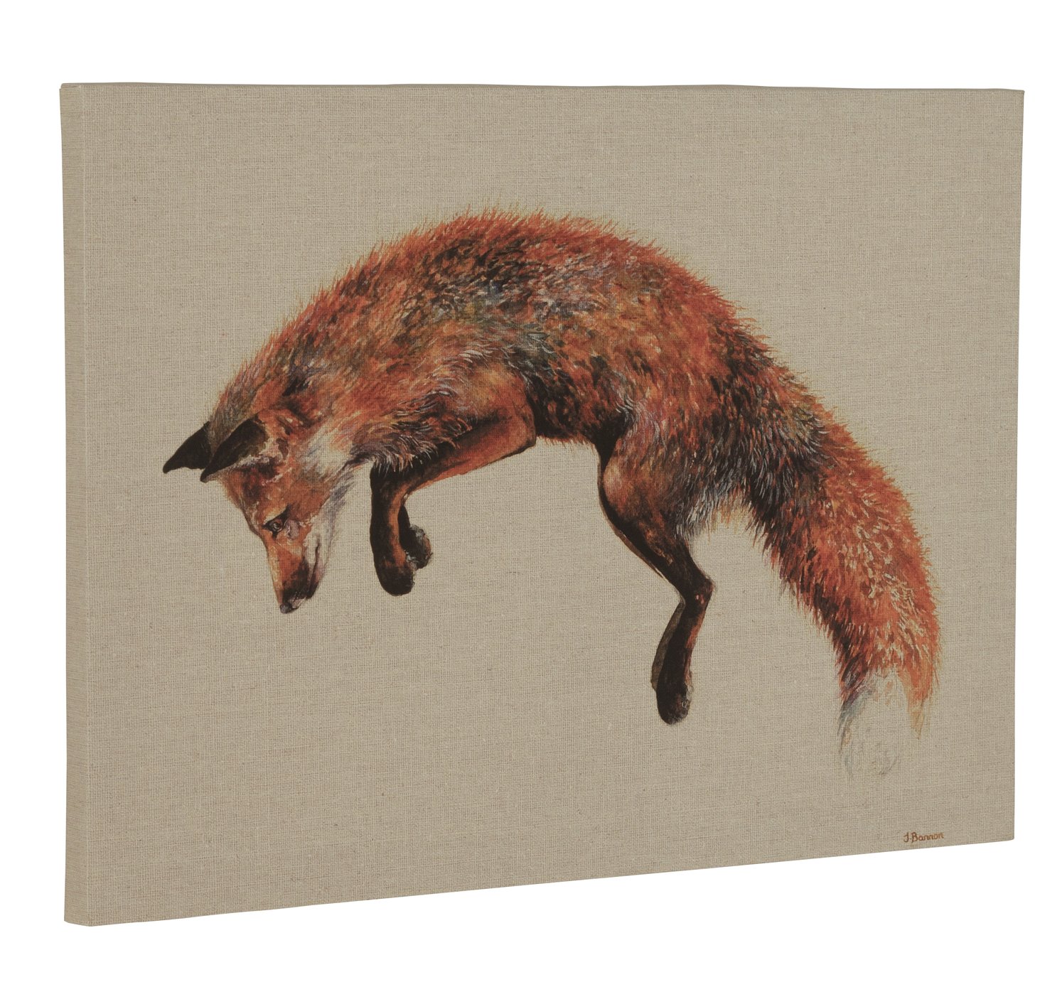 The Art Group Jane Bannon Leaping Fox Canvas Review