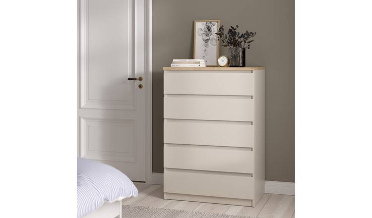 Furniture To Go Naia 5 Drawers Chest - Natural