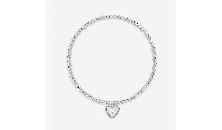 Inicio Silver Plated Mother of Pearl Celestial Bracelet 