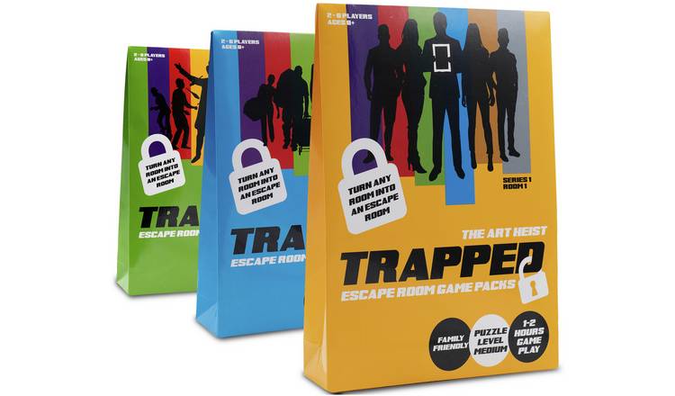 Buy Trapped Escape Room Game Assorted Board Games Argos