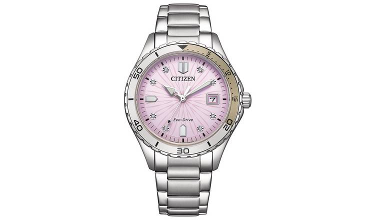 Citizen Ladies Stainless Steel Pink Dial Bracelet Watch