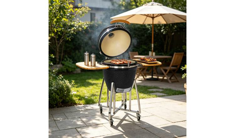 Habitat 54cm Kamado Charcoal BBQ