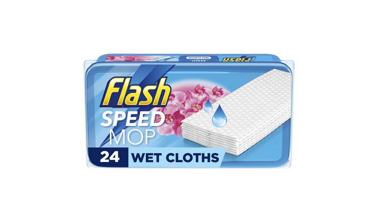 Flash Speed Mop Wild Orchid Wet Refills - Pack of 24