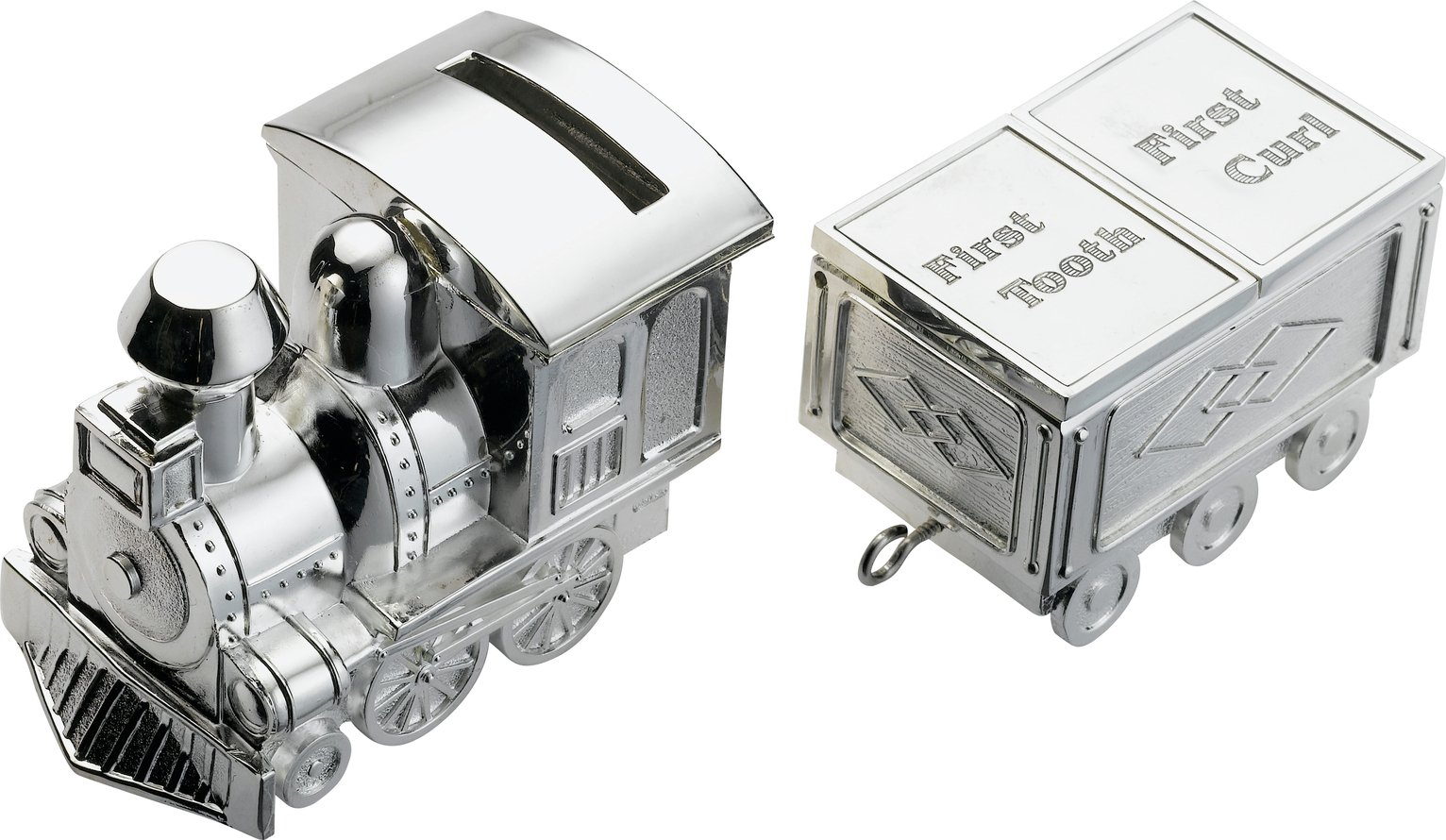 Silver Plated Train Money Box Review
