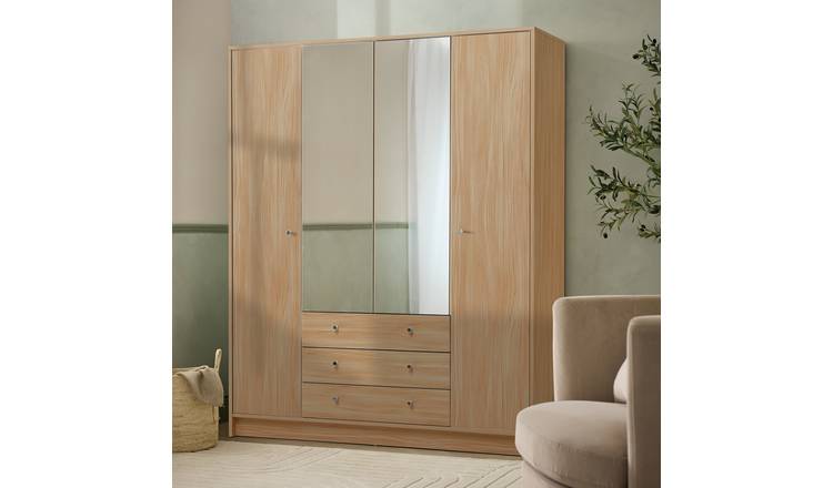 Low height deals wardrobe argos