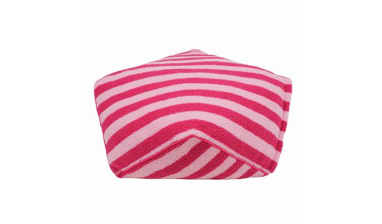Rosewood Pet Pink Stripe Sherpa Comfort Bed - Medium