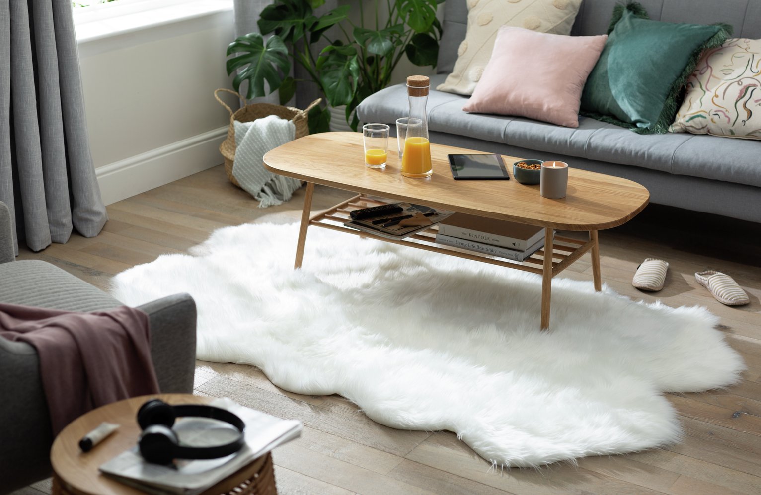 Argos Home Double Sheepskin Faux Fur Shaped Rug Review