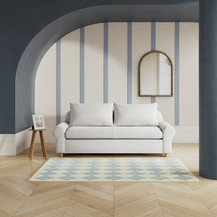 Habitat Whitby Fabric 3 Seater Sofa - Natural - Ash Leg 0