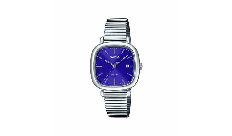 Casio LTP-B166 Blue Dial Stainless Steel Analogue Watch