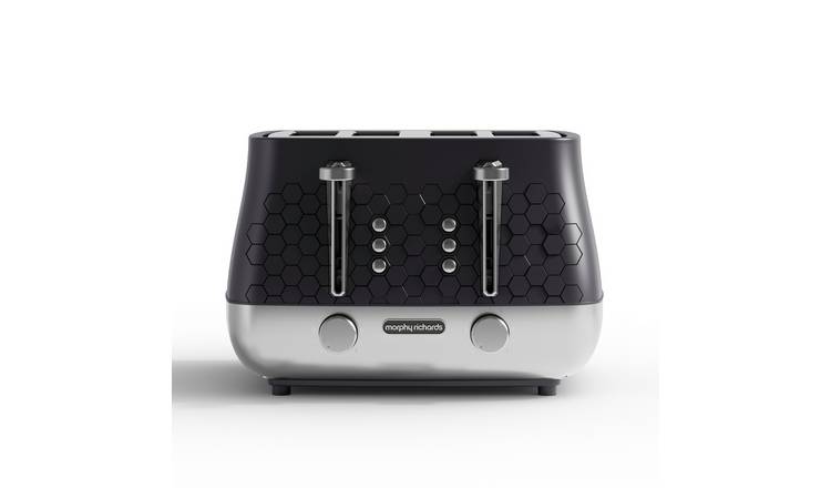 Morphy Richards 243020 Cassini 4 Slice Toaster - Black