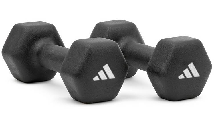 Adidas Neoprene Dumbbells - 2 x 5kg