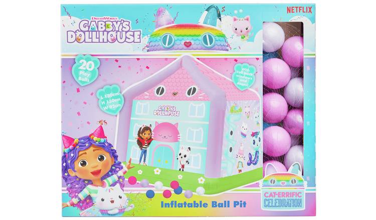 Gabby's Dollhouse Jumbo Inflatable Ball Pit