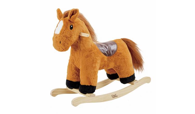 Chad Valley Plush Rocking Horse