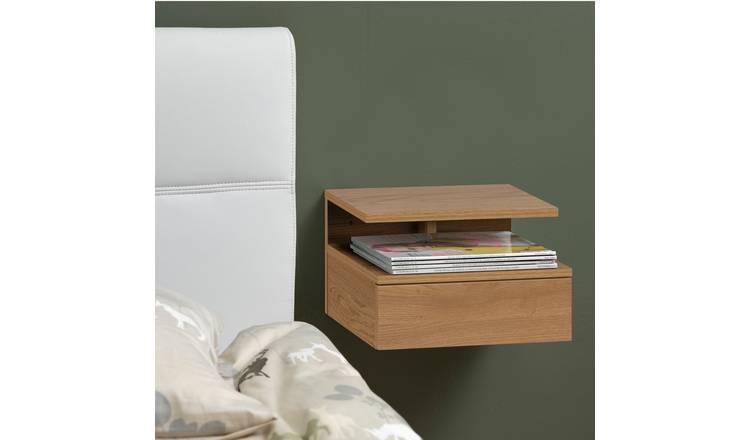 Furniture To Go Ashlan 1 Drawer Bedside Table - Brown
