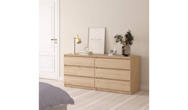 Furniture To Go Naia 6 Drawers Chest - Natural
