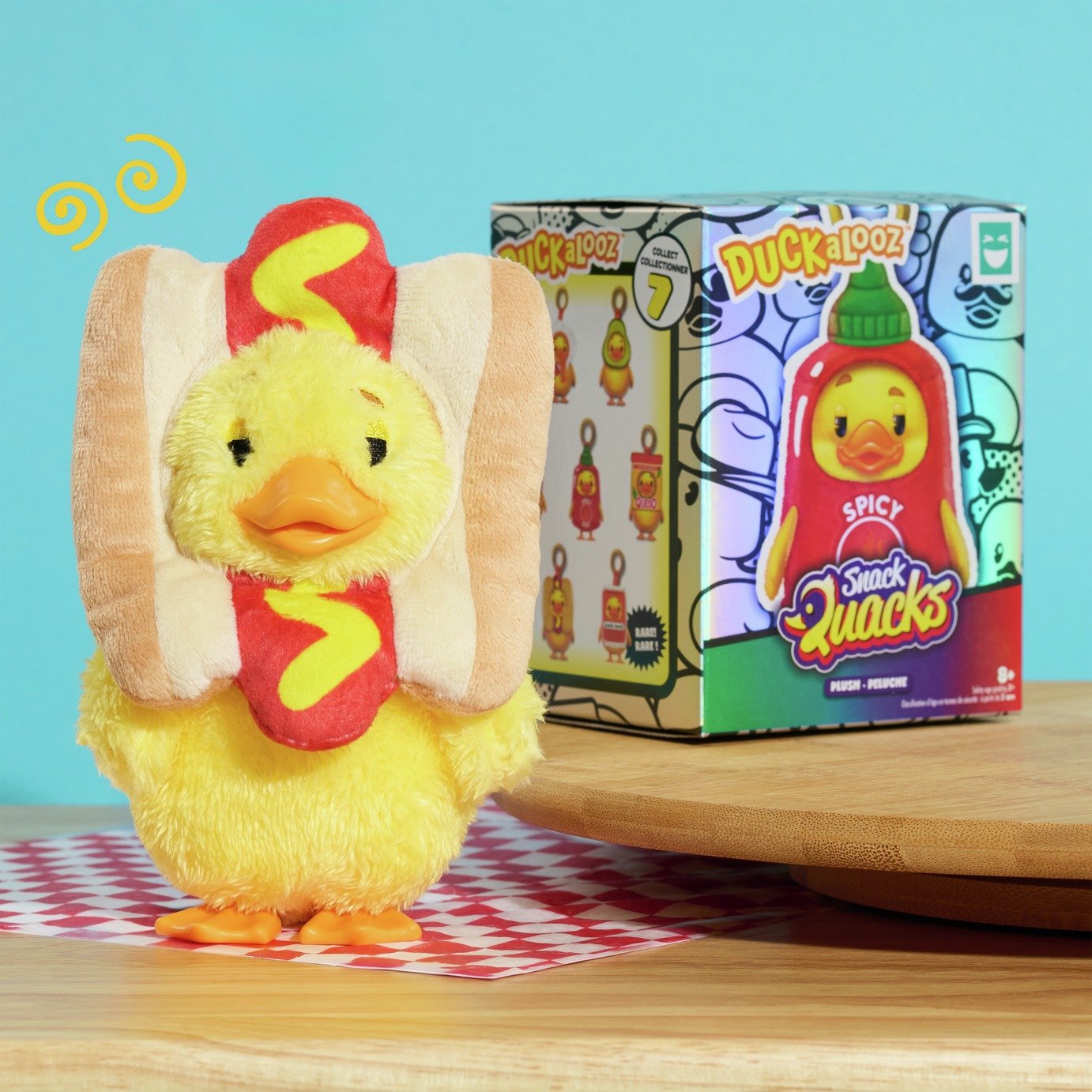 Buy Happy Haul Duckalooz Snack Quack Clip-On Vinyl Plush | Teddy